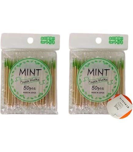 Amazon｜ミント楊枝 爪楊枝 個包装 日本製 | つまようじ (約50本入